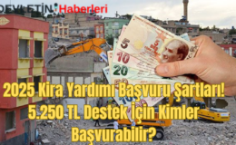 2025 Kira Yardımı Başvuru Şartları! 5.250 TL Destek İçin Kimler Başvurabilir?