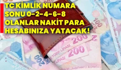 Başvuran herkes alacak! Kimlik sonu 0 2 4 6 8 olanlar dikkat