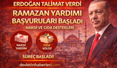 Son Dakika: Erdoğan’ın Talimatıyla Ramazan Yardımı Başvuruları Açıldı