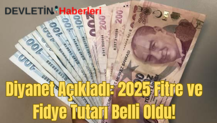 Diyanet Açıkladı: 2025 Fitre ve Fidye Tutarı Belli Oldu!