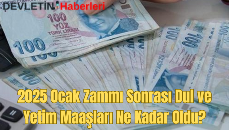 2025 Ocak Zammı Sonrası Dul ve Yetim Maaşları Ne Kadar Oldu?